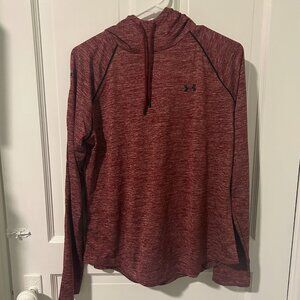 Under Armour Long-Sleeve Loose Hoodie Black Size Large